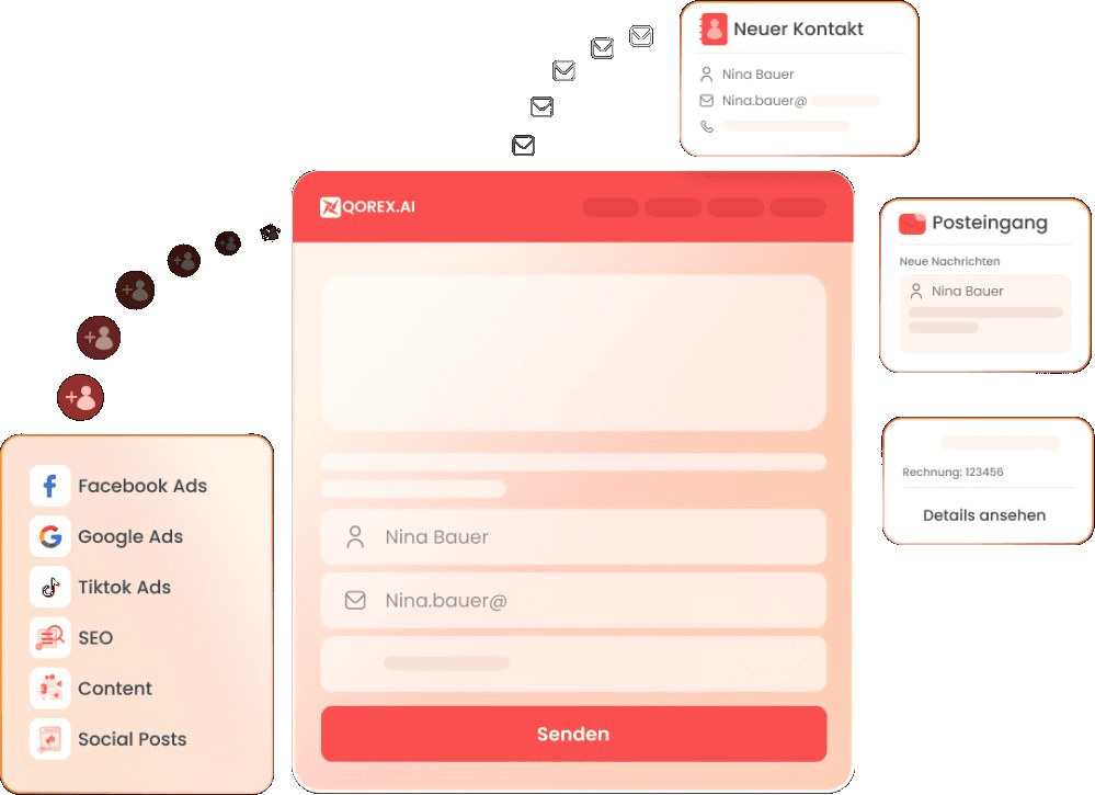 Qorex Marketing Suite – Lead Capture & Funnels